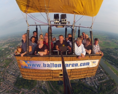 Ballon varen vanaf Deventer met BAS Ballon